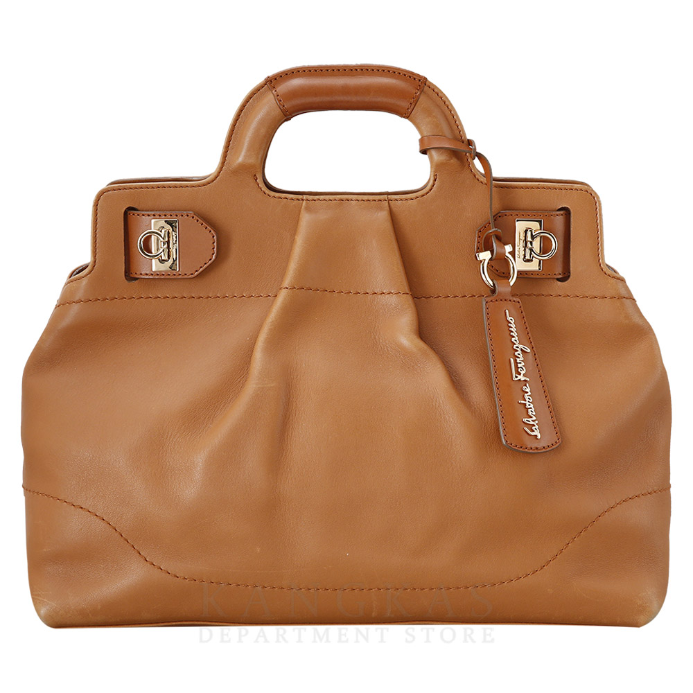 FERRAGAMO(USED)페레가모 레더 간치니 토트백
